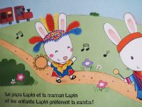 Le papa lapin et la maman lapin, et les enfants Lapin préferent la samba!